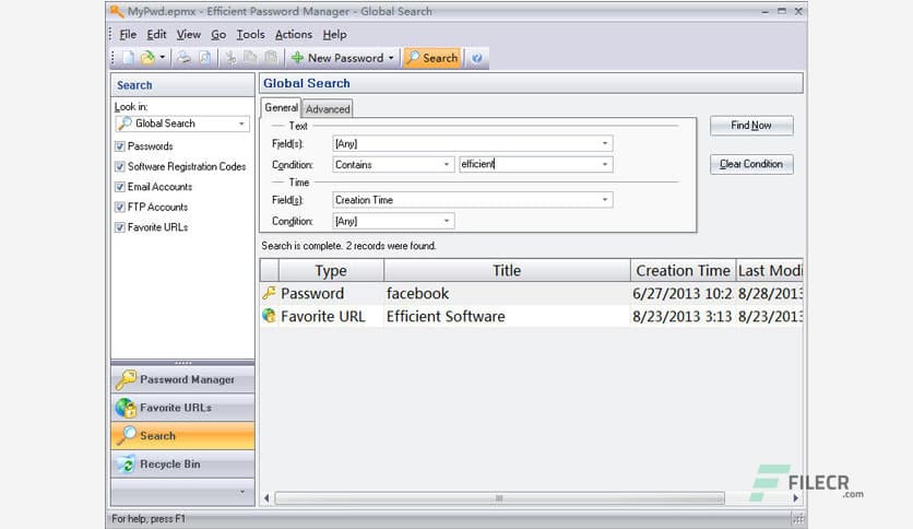 Efficient Password Manager Pro 5.60 Build 559