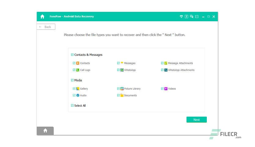 FonePaw Android Data Recovery 6.2
