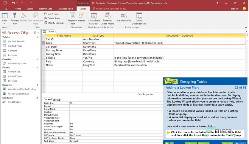 Professor Teaches Access 2019 v1.0