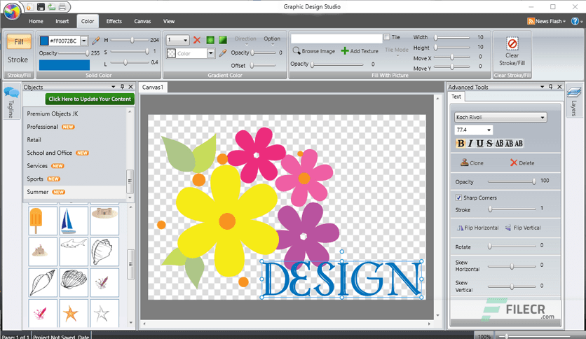 Summitsoft Graphic Design Studio Platinum 1.8.0.1
