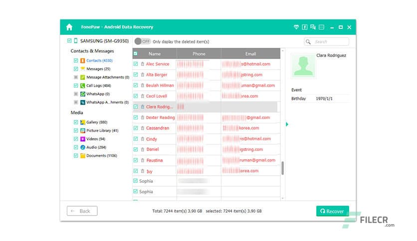 FonePaw Android Data Recovery 6.2