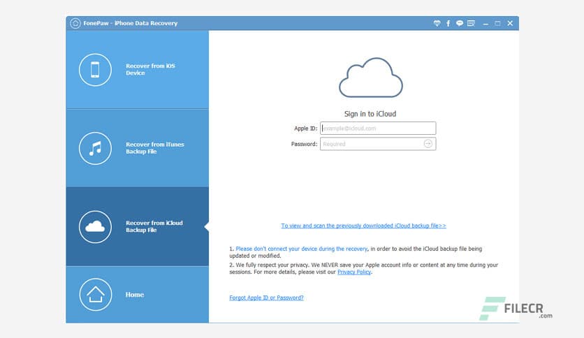 FonePaw iPhone Data Recovery 9.6