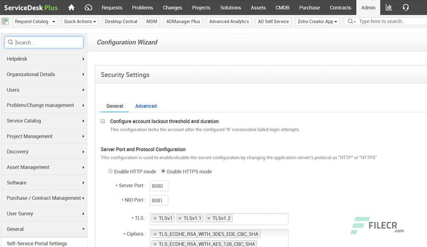 ManageEngine ServiceDesk Plus 10.5 Build 10509 Enterprise