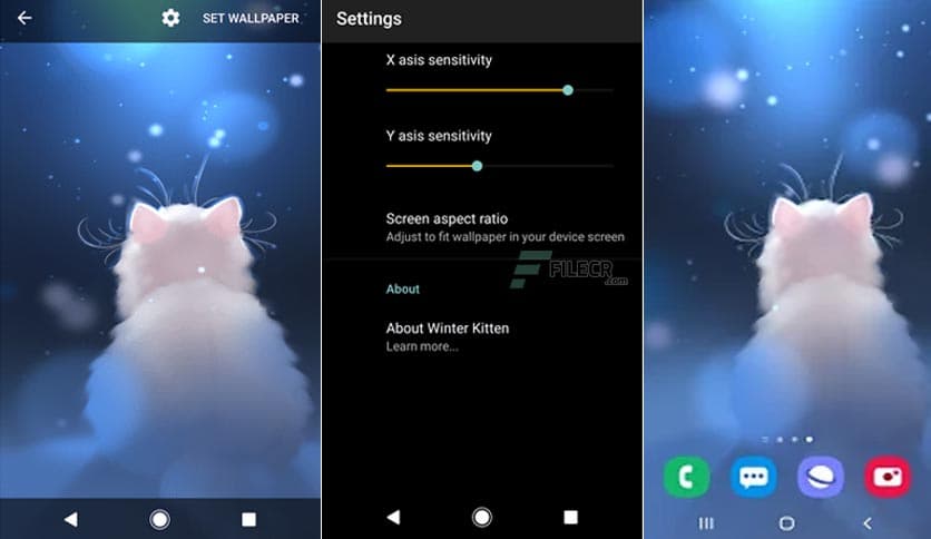 Snow Kitten Live Wallpaper Pro 1.0.0