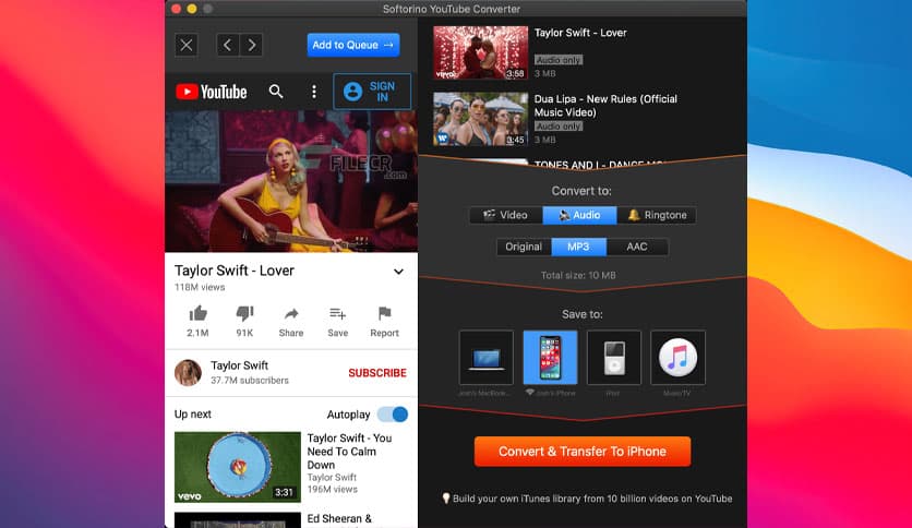 Softorino YouTube Converter 5.1.20