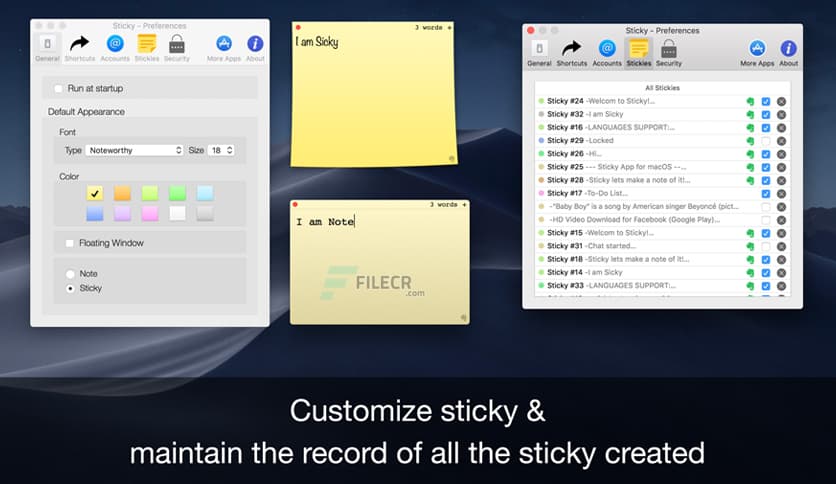 Sticky 2.3