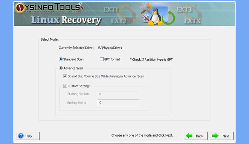 SysInfoTools Linux Data Recovery 22.0