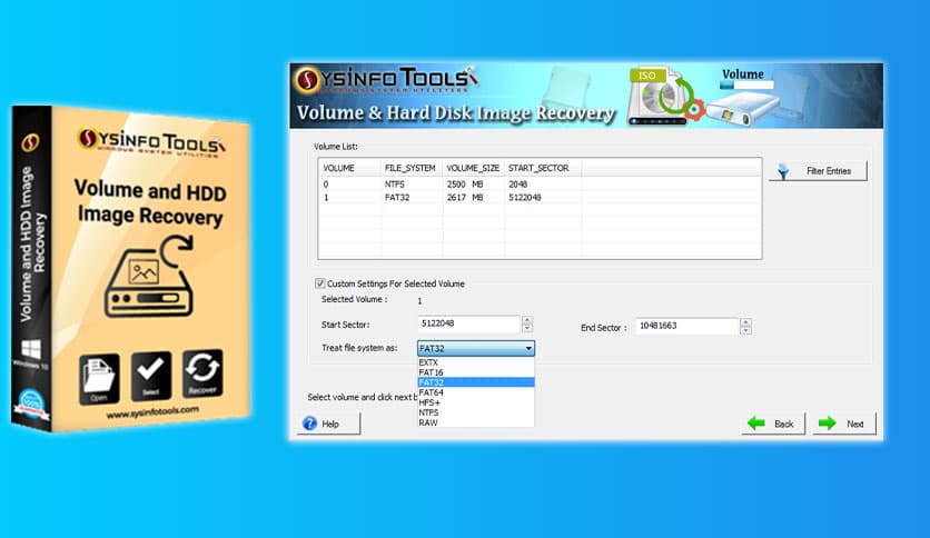 SysInfoTools Volume and HDD Image Recovery 22.0