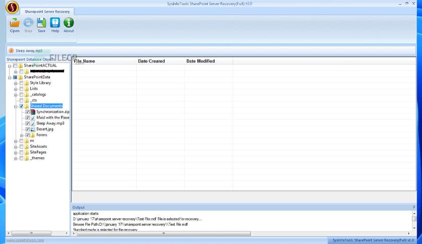 SysInfoTools SharePoint Server Recovery 22.0
