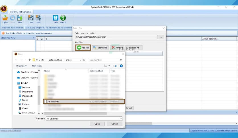 SysInfoTools MBOX to PST Converter 7.0