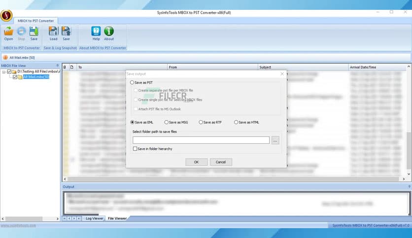 SysInfoTools MBOX to PST Converter 7.0
