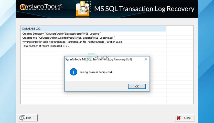 SysInfoTools MS SQL Transaction Log Recovery 22.0