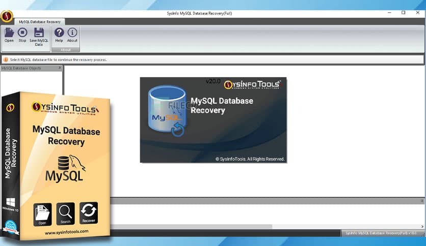 SysInfoTools MySQL Database Recovery 22.8