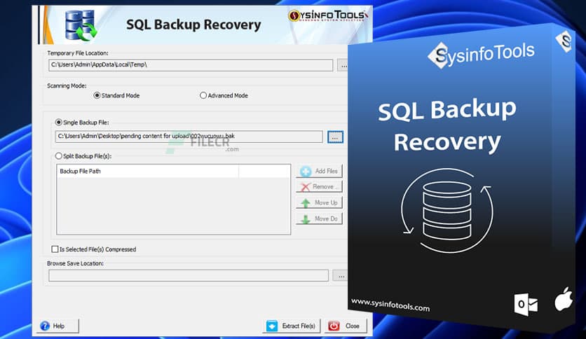 SysInfoTools SQL Backup Recovery 22.0