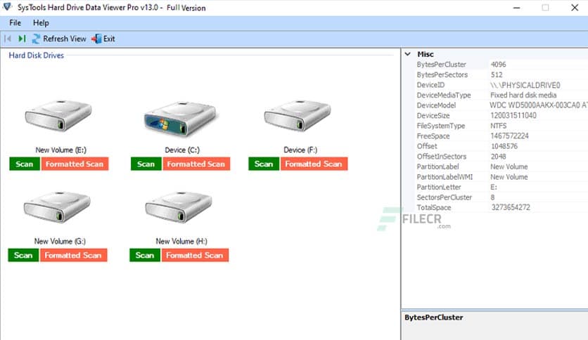 SysTools Hard Drive Data Viewer Pro 18.2
