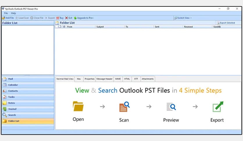 SysTools Outlook PST Viewer Pro 10.1