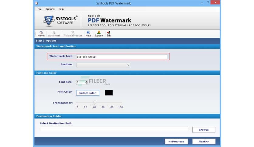 SysTools PDF Watermark Remover 6.0.0
