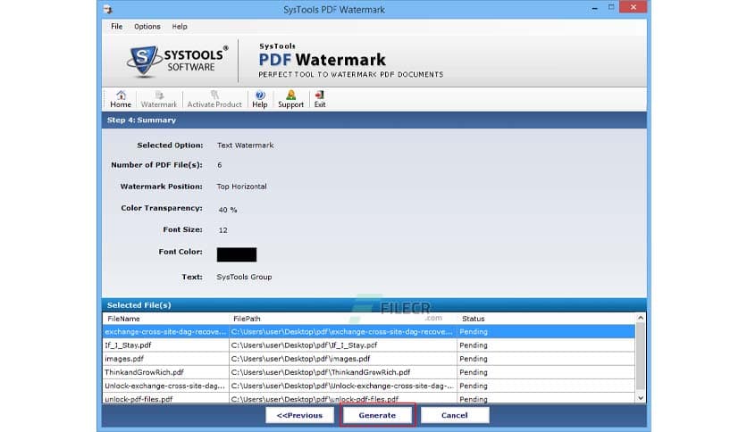 SysTools PDF Watermark Remover 6.0.0
