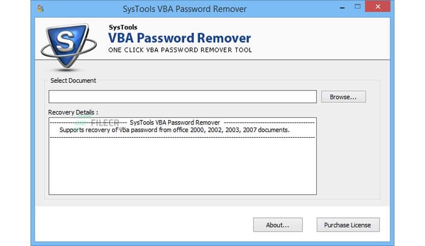 SysTools VBA Password Remover 7.2