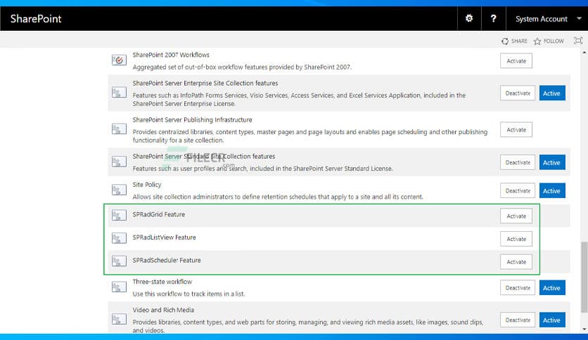 Telerik Web Parts for SharePoint 2022.1.302