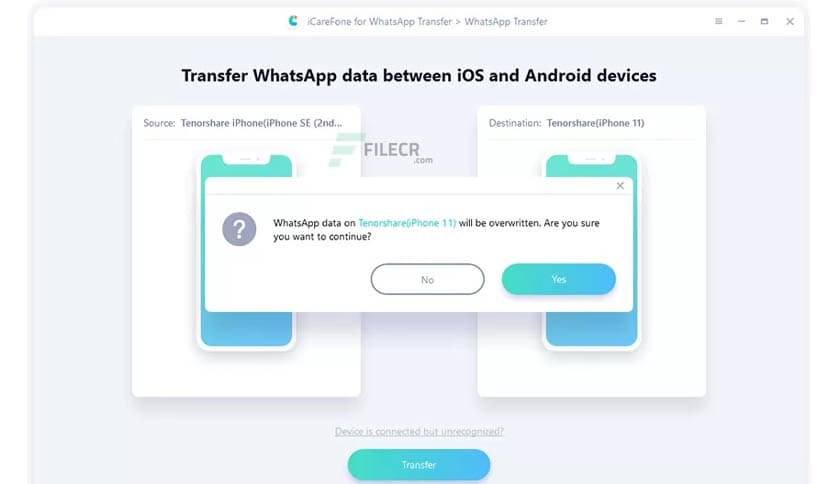 iCareFone for WhatsApp Transfer 3.0.0.173