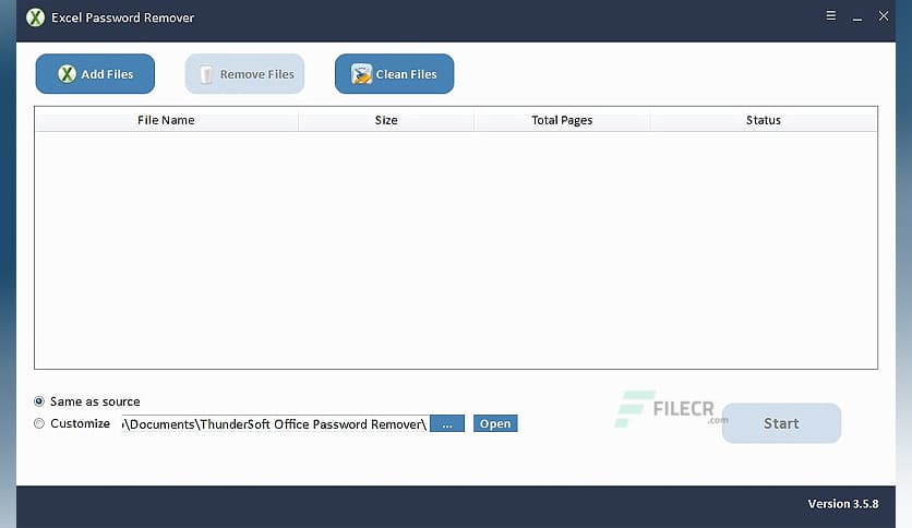 ThunderSoft Excel Password Remover 3.5.8