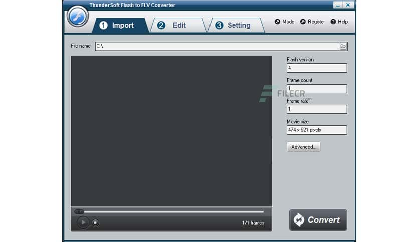 ThunderSoft Flash to FLV Converter 4.6.0