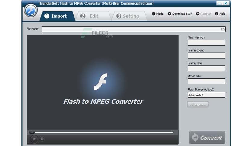 ThunderSoft Flash to MPEG Converter 4.6.0