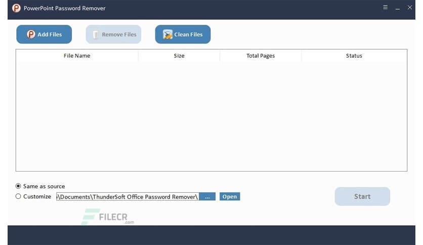 ThunderSoft PowerPoint Password Remover 3.5.8