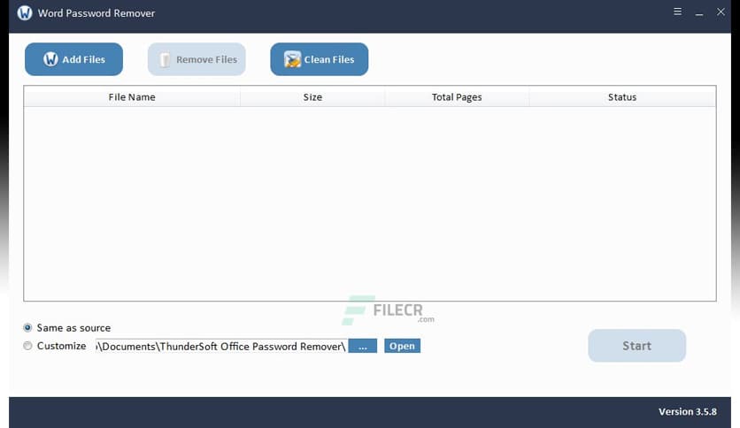 ThunderSoft Word Password Remover 2.0.8