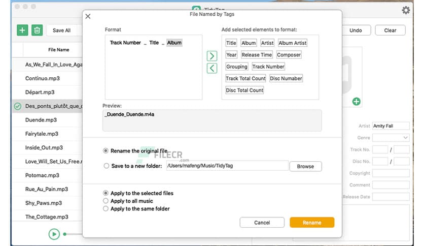 TidyTag Music Tag Editor 2.0.0