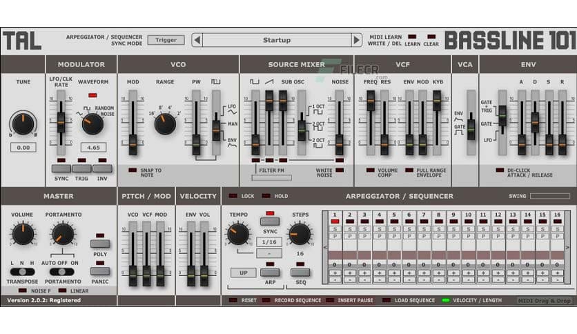 Togu Audio Line TAL-BassLine-101 v3.9.6