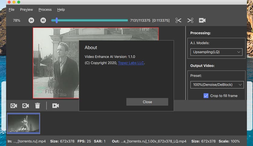 Topaz Video AI 7.0.3