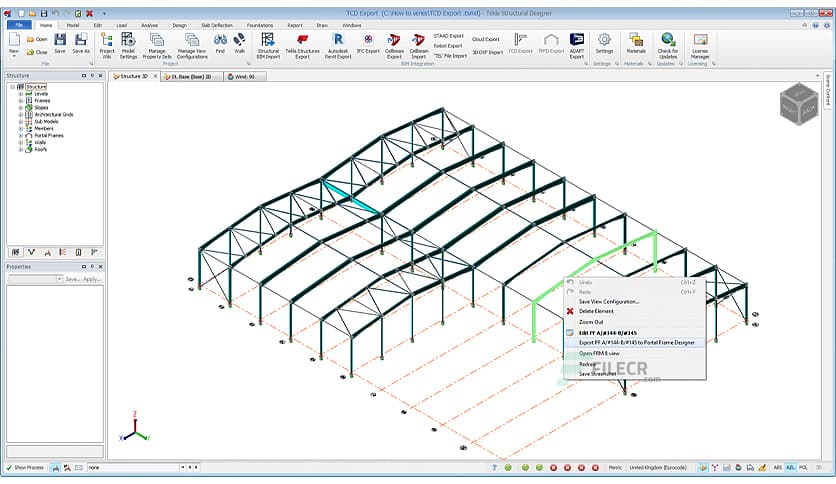 Trimble Tekla Portal Frame & Connection Designer 2021 SP1 v21.1.0