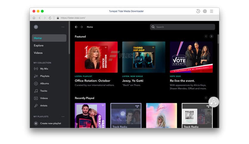 TunePat Tidal Media Downloader 1.5.4