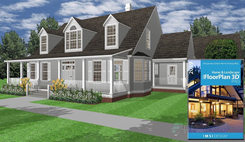 TurboFloorPlan 3D Home & Landscape Pro 2019 v20.0.3.1019