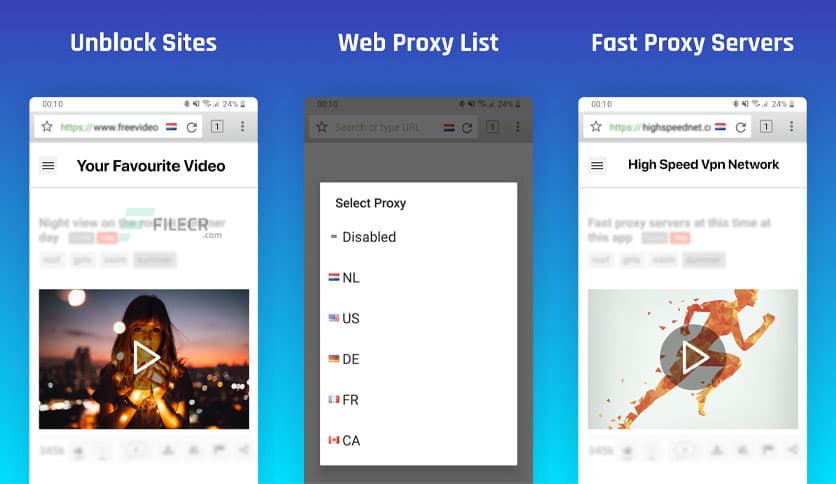 Unblock site VPN proxy browser 1.5.5292
