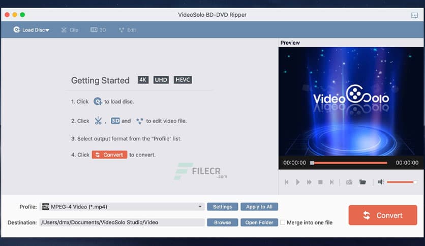 VideoSolo BD-DVD Ripper 2.0.12