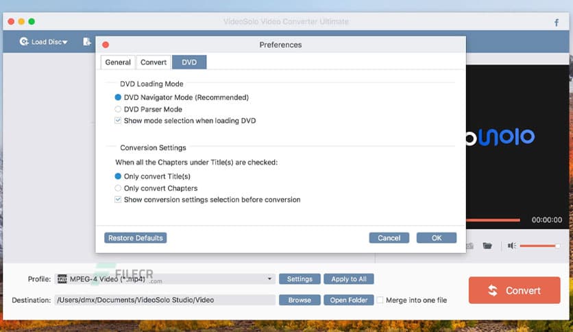 VideoSolo Video Converter Ultimate 2.2.58