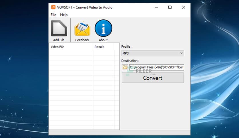 Vovsoft Convert Video to Audio 2.4