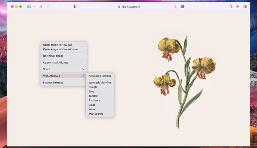 Web Archives for Safari 4.0.0