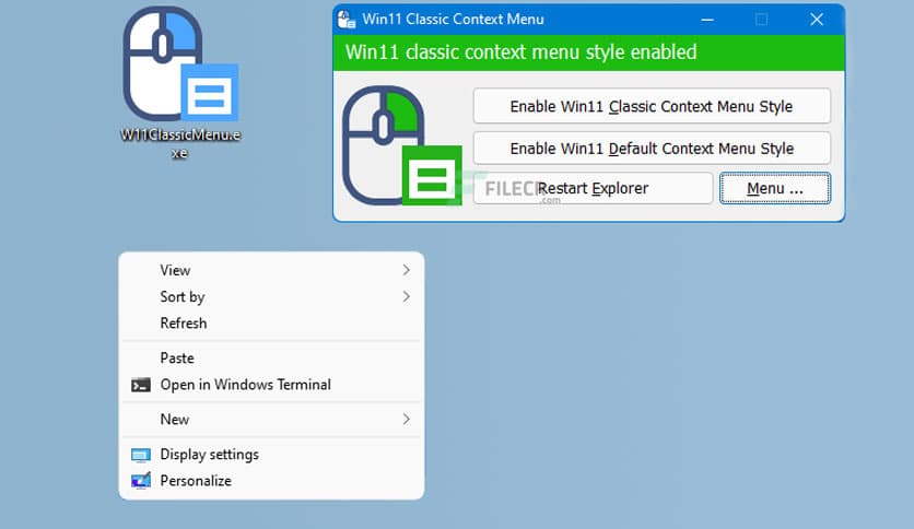 Windows 11 Classic Context menu 1.2