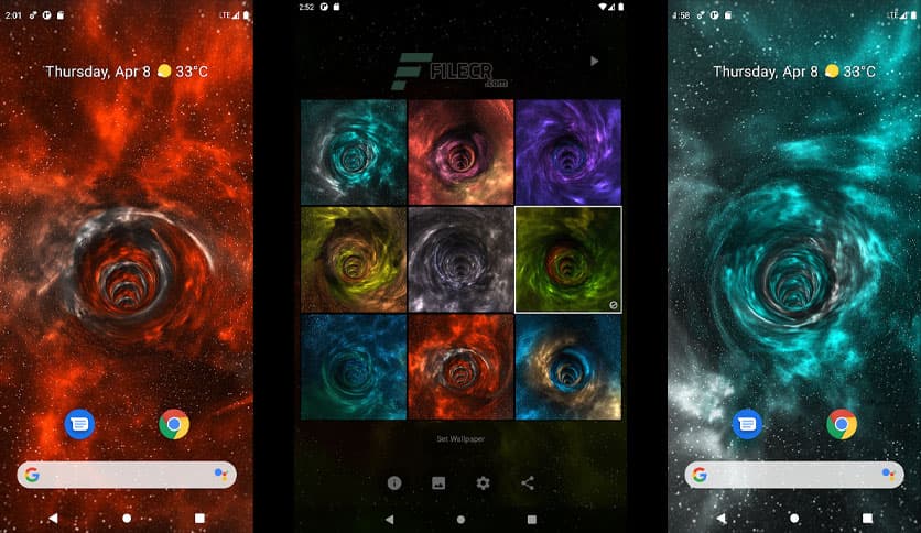 Wormhole 3D Live Wallpaper PRO: Gyro + Gravity v1.9