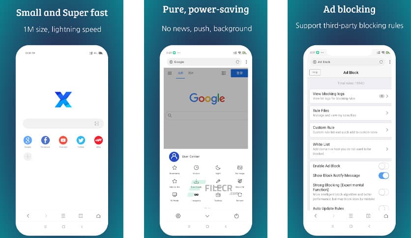 XBrowser – Mini & Super fast 5.5.0