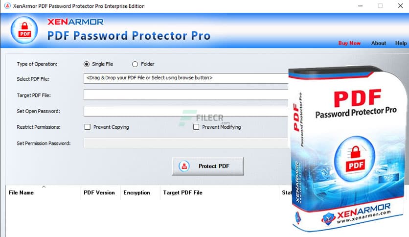 XenArmor PDF Password Protector 2022 v3.0.0.1